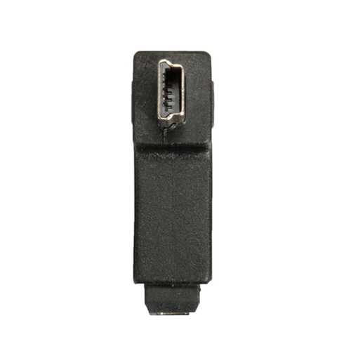 Mini USB 5Pin Male to Female Extension Adapter 90 Degree Right/Left Angled