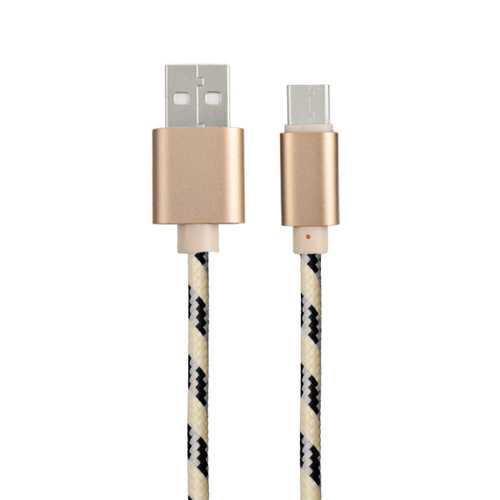 Earldom 1M USB 3.1 TYPE-C Nylon Charging Cable for Tablet Cell Phone