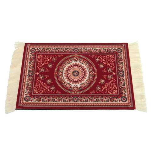 28x18cm Concentric Circle Bohemia Style Persian Rug Mouse Pad For Desktop PC Laptop Computer