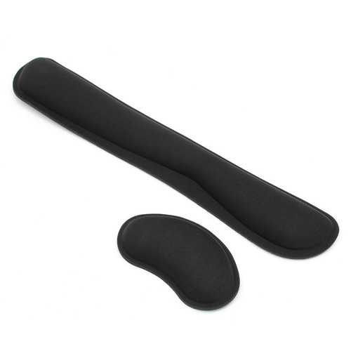 Keyboard Wrist Rest Pad and Mouse Wrist Rest Support Soft Memory Foam Ergonomic