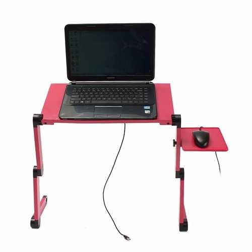 Portable Adjustable Foldable Laptop Notebook PC Desk Table Vented Stand Bed Tray