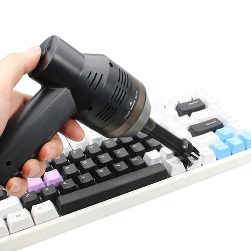 Portable USB Mini Vacuum Cleaner Computer Keyboard Dust Cleaning Brush Handheld Clean Kit