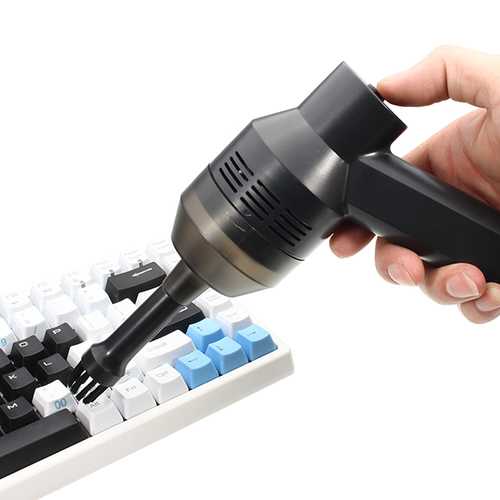 Portable USB Mini Vacuum Cleaner Computer Keyboard Dust Cleaning Brush Handheld Clean Kit