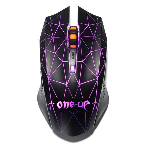 One-Up OM-790 Adjustable 2500DPI 6 Buttons USB Wired Backlight Gaming Mouse for PC Laptop