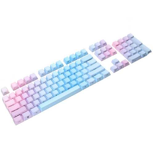 104 Key PBT OEM Profile Thick Side Printed Keycaps for Mechanical Keyboard