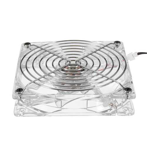 120mm Blue LED Light USB PC Computer Case Cooling Fan Cooler Heat Sink