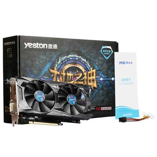 Yeston RX560D 4GB GDDR5 128Bit 1200MHz 6000MHz Gaming Video Graphics Card
