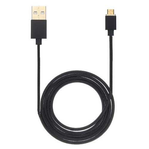 1M 2 In 1 Magnetic Nylon USB Charger Date Cable For Cellphone Tablet