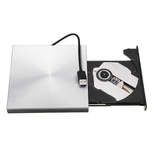 Portable External Slim USB 3.0 Pop-Up DVD-RW/CD-RW Burner Recorder Optical Drive