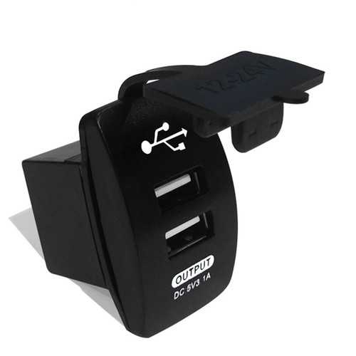 3.1A 12-24V 2 USB Car Cigarette Lighter Socket Splitter US Plug Charger For iphoneX 8/8Plus Samsung