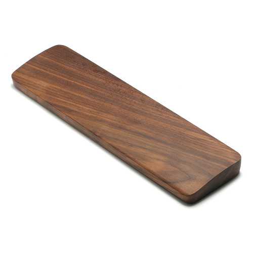 Black Walnutwood Wrist Rest Pad Keyboard Wood Wrist Protection Anti-skid Pad for 60-Key 60% Keyboard