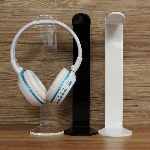 Universal Acrylic Headphone Stand Holder Earphone Headset Hanger Display Rack