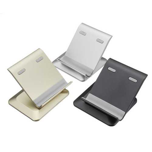 Aluminum Metal 360 Degree Adjustable Rotating Bracket Lazy Stand For Tablet Phone