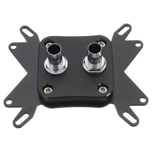 Black POM CPU Water Cooling Block for AMD AM2 AM3 for Intel 775 1155 1156