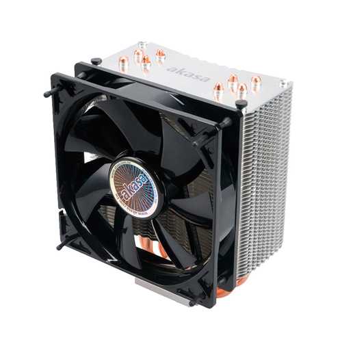 Akasa 4 Pin 4 Heat Pipes 12cm PWM CPU Cooling Fan Cooler for for Intel LGA775 LGA2011 for AMD