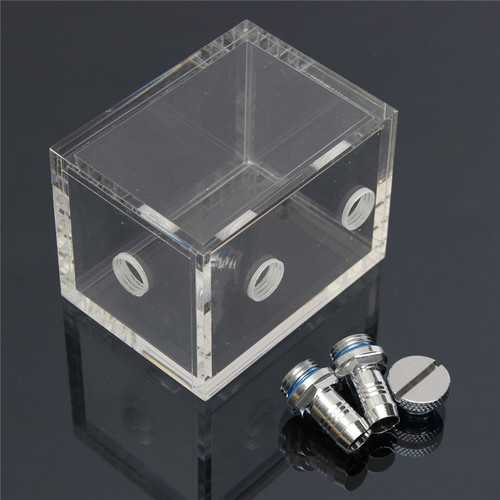 160ml Acrylic Water Tank Water Cooling Reservoir for Desktop PC CPU Water Cooling System