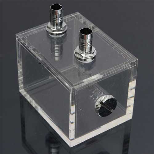 160ml Acrylic Water Tank Water Cooling Reservoir for Desktop PC CPU Water Cooling System
