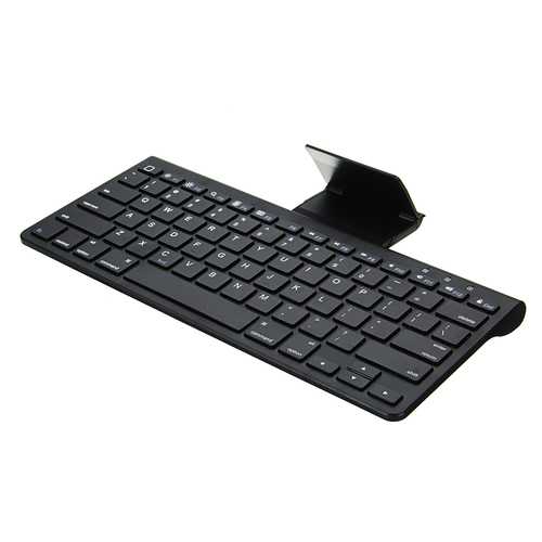 JP139 78 Key Ultra Thin Bluetooth Wireless Keyboard with Retracable Tablet Support