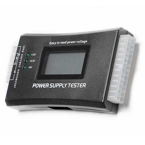 Digital LCD Power Supply Tester for PC ATX/BTX/ITX 4Pin SATA HDD