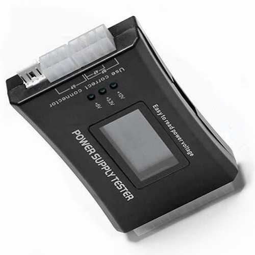 Digital LCD Power Supply Tester for PC ATX/BTX/ITX 4Pin SATA HDD