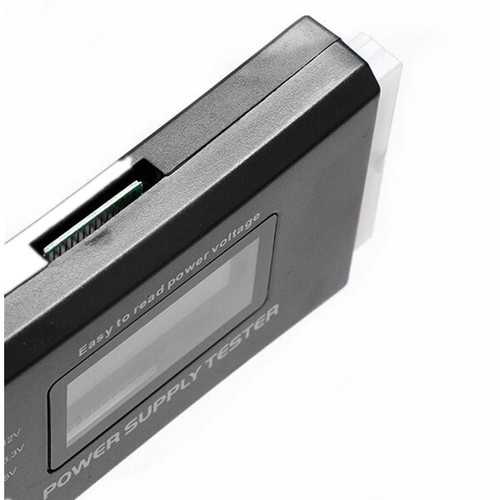 Digital LCD Power Supply Tester for PC ATX/BTX/ITX 4Pin SATA HDD