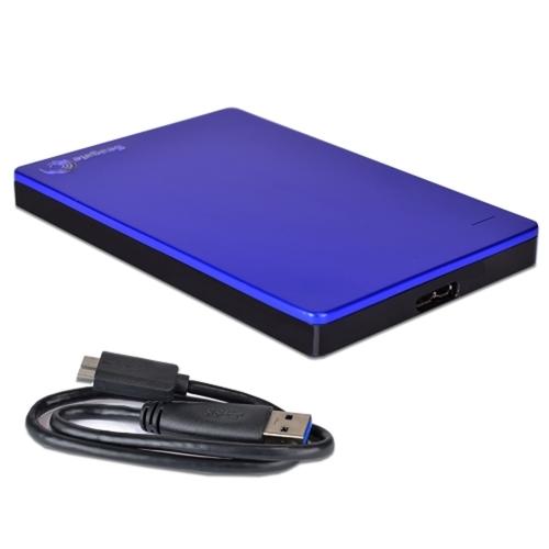 Seagate Backup Plus Slim Portable 1 Terabyte (1TB) SuperSpeed USB 3.0 2.5 External Hard Drive (Blue)