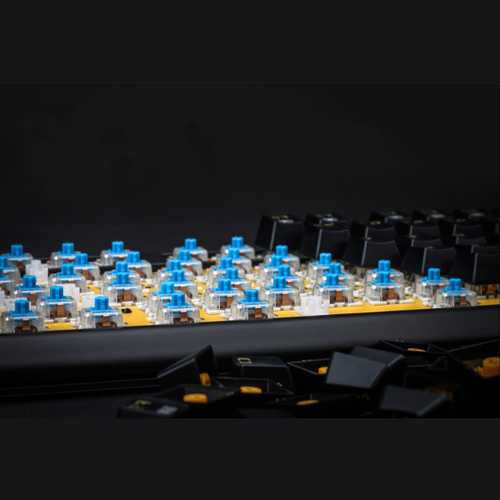 James Donkey 612 Mechanical Gaming Backlit 104 keys Keyboard Black Blue Kailh Switches