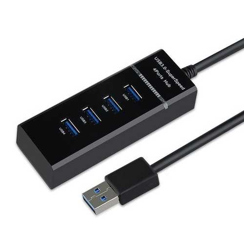 USB 3.0 High Speed 4 Ports HUB Splitter Adapter