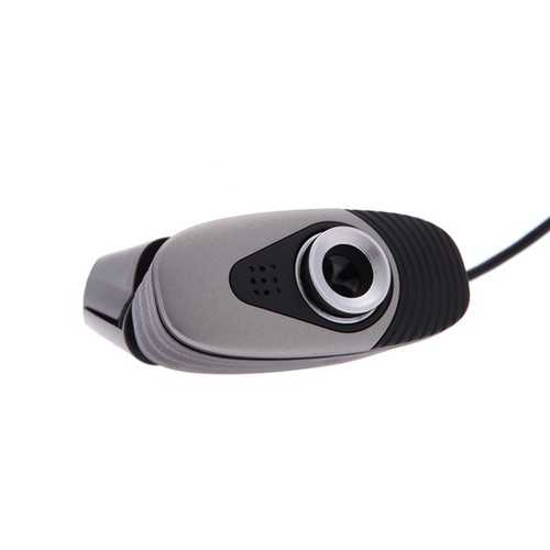 USB 2.0 Webcam Digital Video HD 12 Megapixels 30 FPS Webcamsera with Sound Absorption Microphone