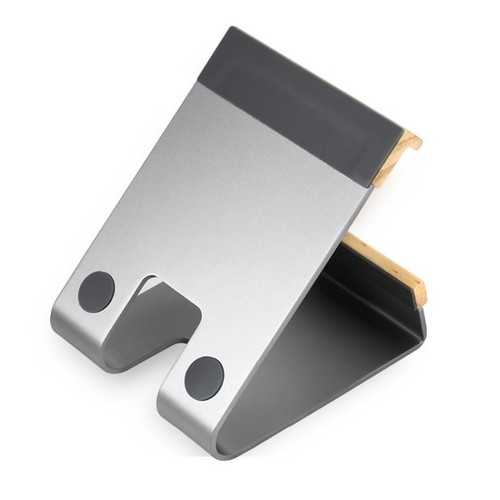 ROCK Universal Wooden Aluminum Alloy Metal Desktop Mount Holder for Xiaomi Samsung iPhone Tablet