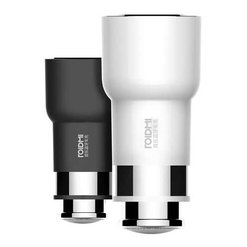 Original Xiaomi ROIDMI 2S Dual USB 3.8A Bluetooth 4.2 Hands-free Calls Car Charger (CHINESE VERSION)