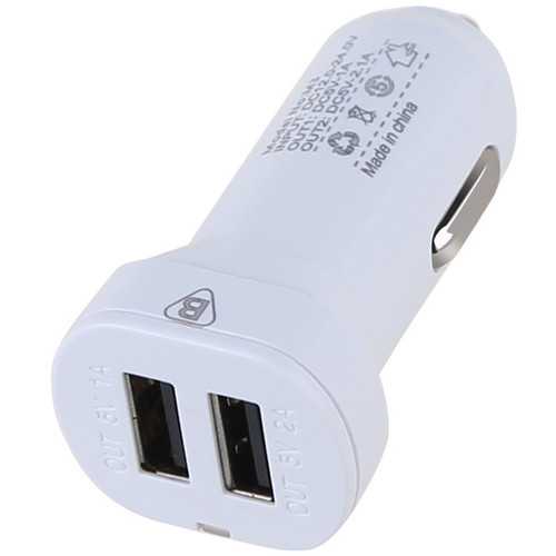 BIAZE MC3 5V 3A Dual USB Port Car Charger Adapter For Tablet Cell Phone