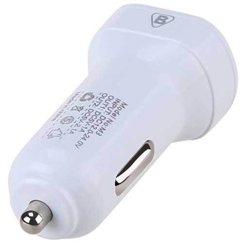 BIAZE MC3 5V 3A Dual USB Port Car Charger Adapter For Tablet Cell Phone