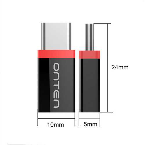 Mini Type C Male to Micro USB 5 Pin Female Connector Converter Adapter