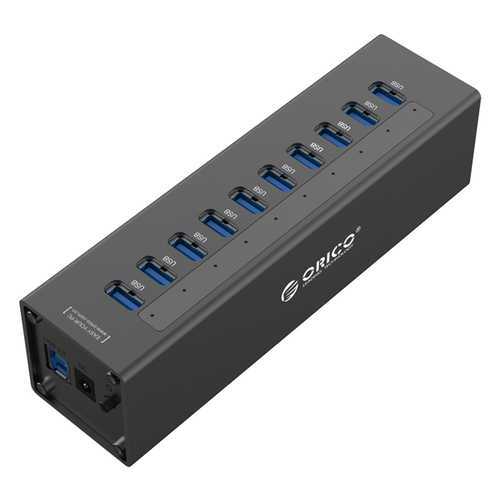 ORICO A3H10 Aluminum 10 Ports Multi USB3.0 HUB High Speed 5Gbps Splitter