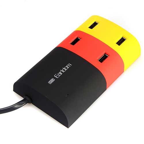 Earldom 5V 6.2A 4 Port HUB USB Charger