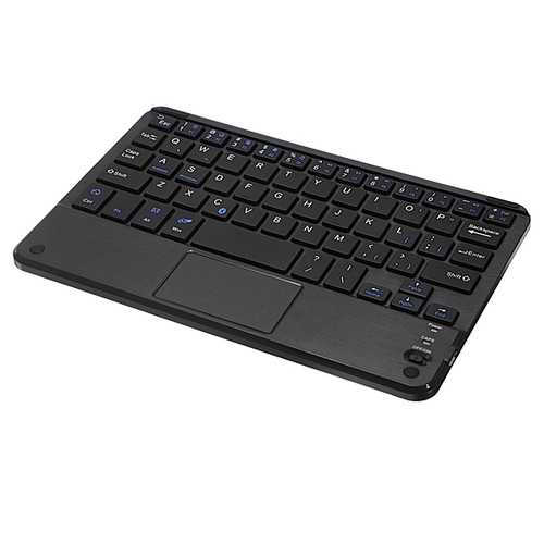 B.O.W HB118 Universal Bluetooth Wireless Touch Keyboard with Leather for Tablet Cell Phone