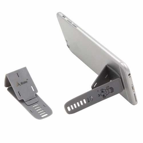 A-iEasy Universal Phone Stand 2.4mm Thin Multi-Angle Foldable Mobile Stand for iPhone Samsung Xiaomi