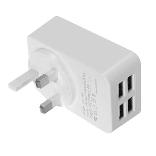 Earldom 5V 4.4A Multi-port USB Charger Adapter