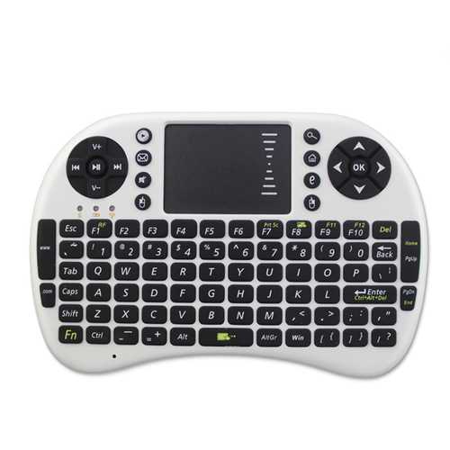 Backlit Mini Wireless Keyboard Mouse with Touchpad for PC Android TV HTPC