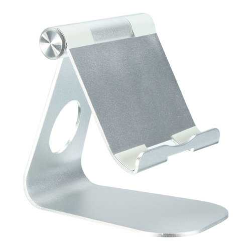 Universal Adjustable Aluminum Alloy Dock Holder Desk Stands For iPad Tablet Smartphone