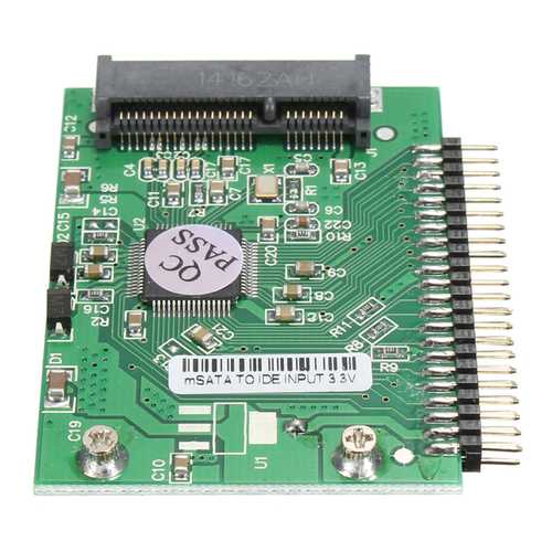 MSATA Mini PCI-E SSD to 1.8inch 44 Pin IDE Adapter Hard Disk Converter Card Board