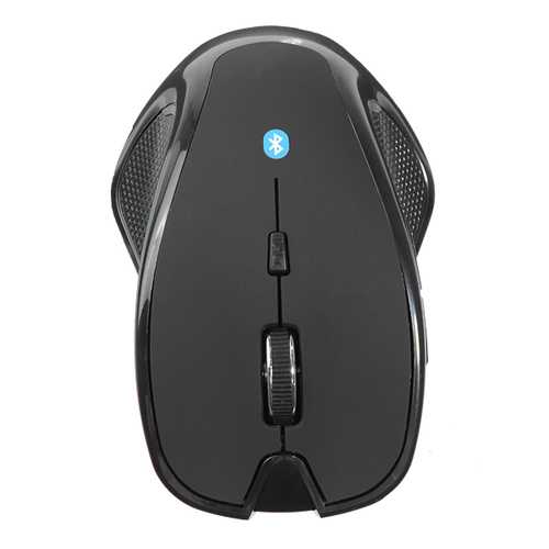 Wireless Bluetooth 3.0 6D 1600DPI Photoelectric Mouse Black