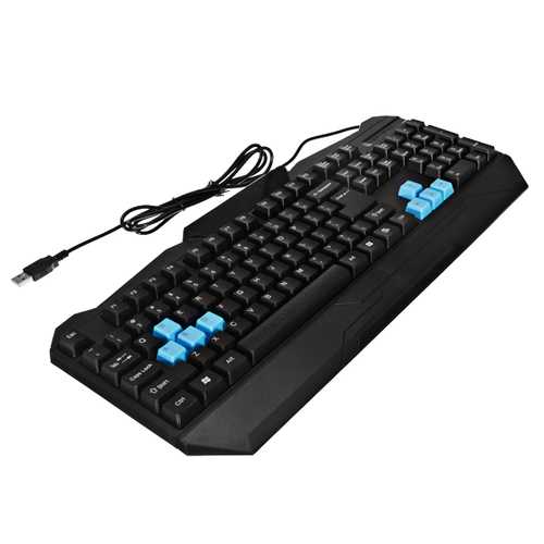 Original Mototech K68D 104 Key High Cap Design Wired Keyboard Black