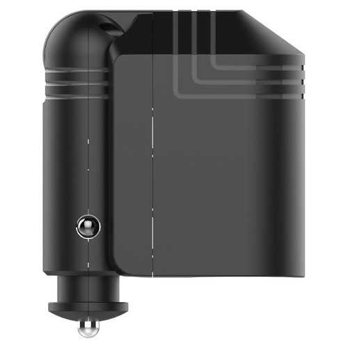 ROCK 2.1A 2 in 1 Foldable Dual USB Ports Car Charger With Car Cigarette Lighter Socket