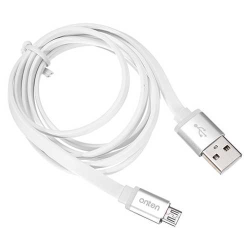 Onten OTN 7298 Lightning to USB flat cable for Android devices Aluminum Alloy Shell silver