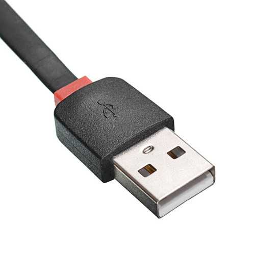 Onten OTN 7326 Lightning to Micro USB flat cable for USB devices