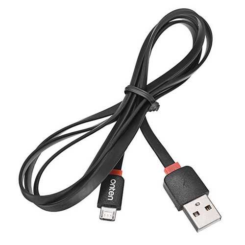 Onten OTN 7326 Lightning to Micro USB flat cable for USB devices