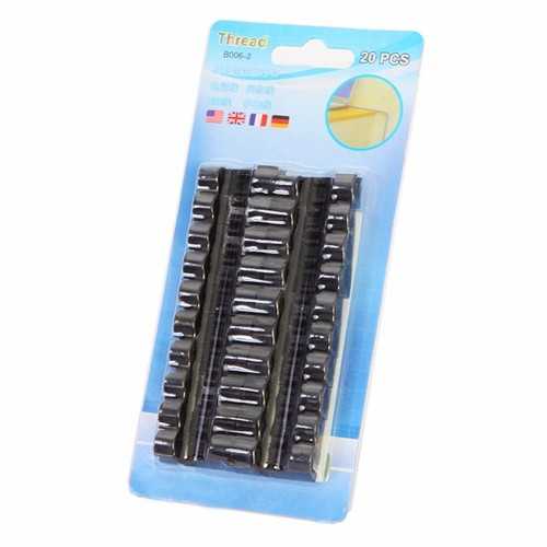 20pcs Stick on Table Wall Stick Clip Wire Management Wire Tidy Wire Cable Organizer Clip