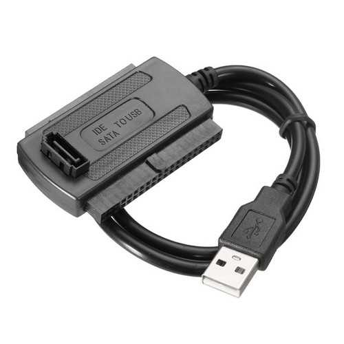 USB 2.0 To SATA/IDE Data Hard Drive Cable For HDD Power Converter Adapter